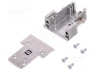 Enclosure for connectors: D-Sub; D-Sub 9pin,D-Sub HD 15pin HARTING