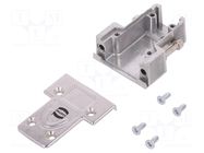Enclosure for connectors: D-Sub; D-Sub 9pin,D-Sub HD 15pin HARTING