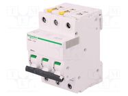 Circuit breaker; 400VAC; Inom: 6A; Poles: 3; for DIN rail mounting SCHNEIDER ELECTRIC