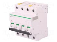 Circuit breaker; 400VAC; Inom: 16A; Poles: 4; Charact: D; 10kA; IP20 SCHNEIDER ELECTRIC