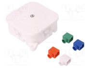 Enclosure: junction box; X: 86mm; Y: 86mm; Z: 35mm; with fixing lugs ELEKTRO-PLAST NASIELSK