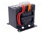 Transformer: mains; 200VA; 400VAC; 230V; Leads: terminal block BREVE TUFVASSONS