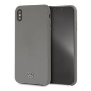 Mercedes MEHCI65SILGR iPhone Xs Max hard case szary/grey Silicon, Mercedes