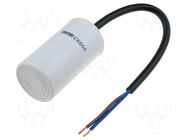 Capacitor: polypropylene; motors, run; 20uF; 450V; Ø40x70mm; ±5% SR PASSIVES