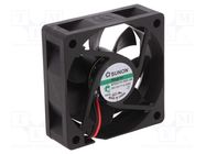 Fan: DC; axial; 12VDC; 60x60x20mm; 43.1m3/h; 39dBA; Vapo; 5700rpm SUNON