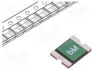 Fuse: PTC polymer; 500mA; Imax: 100A; 0ZCH; 1210 BEL FUSE