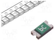 Fuse: PTC polymer; 50mA; Imax: 10A; 0ZCJ; 1206 BEL FUSE