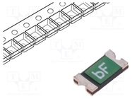 Fuse: PTC polymer; 200mA; Imax: 10A; 0ZCJ; 1206 BEL FUSE