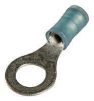 CRIMP TERMINAL, RING, 6MM, BLUE