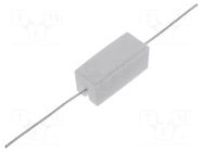 Resistor: power; cement; THT; 100kΩ; 5W; ±5%; Ø0.8x35mm SR PASSIVES