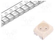 LED; SMD; 3528,PLCC4; red; 56÷180mcd; 3.5x2.8x1.75mm; 60°; 20mA VISHAY