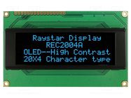 Display: OLED; alphanumeric; 20x4; Dim: 98x60x10mm; blue; PIN: 16 RAYSTAR OPTRONICS