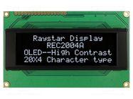 Display: OLED; alphanumeric; 20x4; Dim: 98x60x10mm; white; PIN: 16 RAYSTAR OPTRONICS