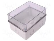 Enclosure: junction box; X: 109mm; Y: 149mm; Z: 54mm; ABS; IP55 ELEKTRO-PLAST NASIELSK