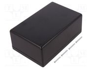 Enclosure: multipurpose; X: 107mm; Y: 167mm; Z: 65mm; 1594; ABS; black HAMMOND