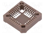 Socket: integrated circuits; PLCC28; phosphor bronze; tinned; 1A NINIGI