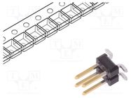 Connector: pin strips; pin header; BERGSTIK; male; PIN: 4; vertical Amphenol Communications Solutions