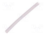 Insulating tube; silicone; transparent; -50÷200°C; Øint: 1mm FAVIER