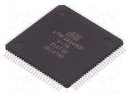 IC: AVR microcontroller; TQFP100; 2kBEEPROM,4kBSRAM,64kBFLASH MICROCHIP TECHNOLOGY