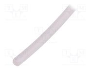 Insulating tube; silicone; transparent; -50÷200°C; Øint: 3mm FAVIER