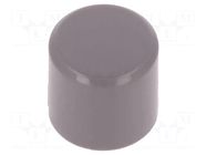 Button; grey; polyamide; PVA C&K