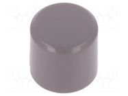 Button; grey; polyamide; PVA C&K
