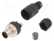 Connector: M12; plug; PIN: 5; male; A code-DeviceNet / CANopen LUMBERG AUTOMATION