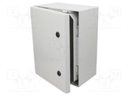 Enclosure: wall mounting; X: 300mm; Y: 400mm; Z: 210mm; ARCA; grey FIBOX