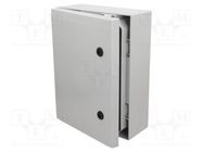 Enclosure: wall mounting; X: 300mm; Y: 400mm; Z: 150mm; ARCA; grey FIBOX