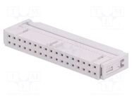 Connector: IDC; plug; female; PIN: 34; Quickie; straight; IDC; 2.54mm AMPHENOL COMMUNICATIONS SOLUTIONS