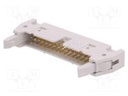 Connector: IDC; socket; male; PIN: 30; straight; with ejector; THT AMPHENOL COMMUNICATIONS SOLUTIONS