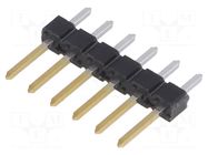 Connector: pin strips; pin header; male; PIN: 6; BERGSTIK; straight AMPHENOL COMMUNICATIONS SOLUTIONS