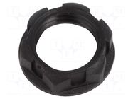 Nut; black; S1 CLIFF