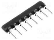 Resistor network: Y; THT; 1.5kΩ; ±2%; 0.2W; No.of resistors: 4; 100V ROYAL OHM