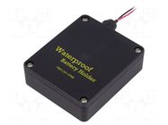 Holder; AA,R6; Batt.no: 4; cables; 150mm; black; IP68 COMF