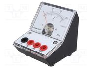 Voltmeter; 0÷3V,15V,300V; 90x106x103mm; 2%; Meter: analogue; 50Ω PEAKTECH