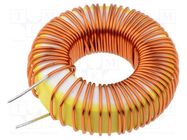 Inductor: wire; THT; L: 100uH; 500mA; 140mΩ; L @ I=0A: 109uH FERROCORE