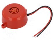 Sound transducer: piezo signaller; 12÷24VDC; Sound level: 100dB MPM