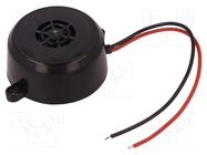 Sound transducer: piezo signaller; 12÷24VDC; Sound level: 100dB MPM