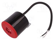 Sound transducer: piezo signaller; 90÷250VAC; Sound level: 110dB MPM