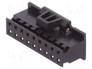 Connector: wire-board; plug; female; PIN: 18; Minitek; straight AMPHENOL COMMUNICATIONS SOLUTIONS