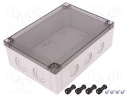 Enclosure: multipurpose; X: 130mm; Y: 180mm; Z: 60mm; MNX; grey; IK08 FIBOX