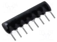 Resistor network: X; THT; 100Ω; ±2%; 0.125W; No.of resistors: 7 ROYALOHM