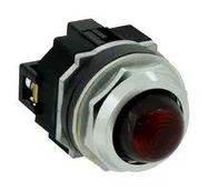 PANEL INDICATOR, RED, 120VAC, SCREW