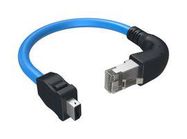 ENET CORD, IX A PLUG-R/A RJ45 PLUG/3.3FT