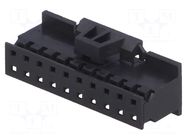 Connector: wire-board; plug; female; PIN: 20; Minitek; straight AMPHENOL COMMUNICATIONS SOLUTIONS