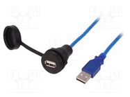 Adapter cable; USB 2.0,with protective cap; 1.5m; 1310; IP67 ENCITECH