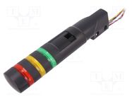 Signaller: signalling column; LED; red/yellow/green; 24VDC; 24VAC IDEC