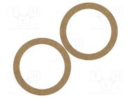 Spacer ring; MDF; 130mm; 2pcs. BASSER