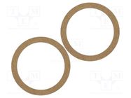 Spacer ring; MDF; 165mm; 2pcs. BASSER